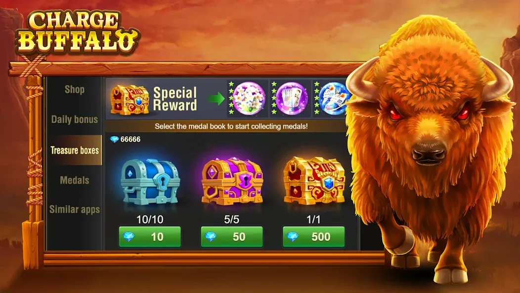 Charge Buffalo Slot-TaDa Games (Чардж Буффало Слот)  [МОД Много денег] Screenshot 4