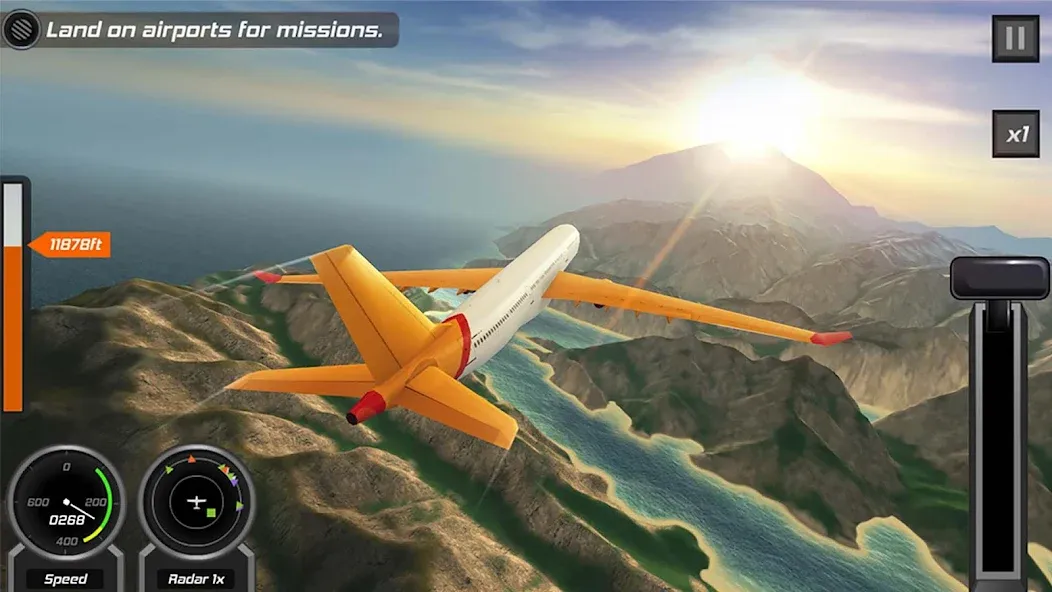 Flight Pilot: 3D Simulator  [МОД Mega Pack] Screenshot 5