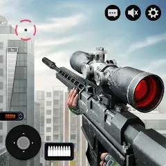 Взломанная Sniper 3D：Gun Shooting Games  [МОД Много монет] - последняя версия apk на Андроид