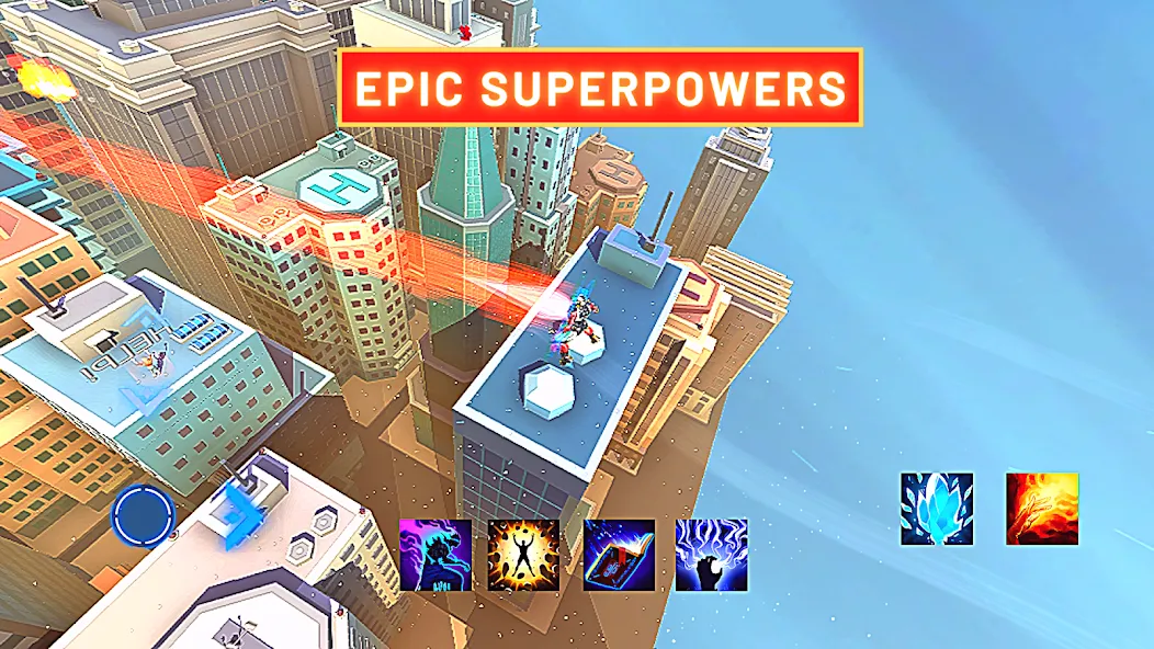 Super hero Flying iron jet man  [МОД Menu] Screenshot 3