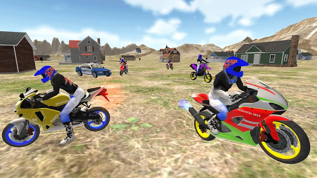 Real Moto Bike Racing Game  [МОД Много монет] Screenshot 1