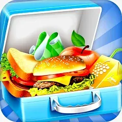 Скачать взлом Lunch Box cooking Games 2023 (ШКОЛЬНЫЙ ОБЕД ПРИГОТОВЛЕНИЕ ПИЩИ Создание поваров)  [МОД Много монет] - последняя версия apk на Андроид