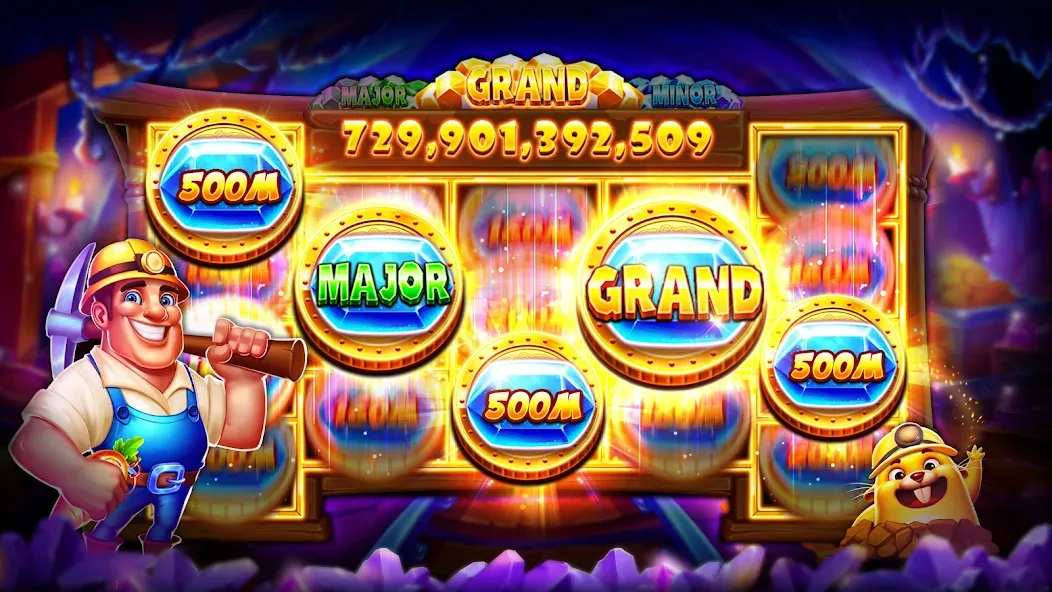 Jackpot Wins - Slots Casino (Джекпот Винс)  [МОД Mega Pack] Screenshot 2