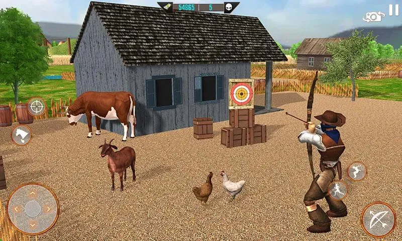 West Cowboy Shooting Games 3D  [МОД Много монет] Screenshot 5