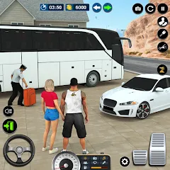 Взломанная Bus Simulator Game: Coach Game  [МОД Menu] - полная версия apk на Андроид