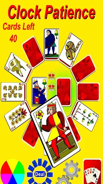 Clock Patience Solitaire (Клок Пэйшенс Солитер)  [МОД Бесконечные монеты] Screenshot 3