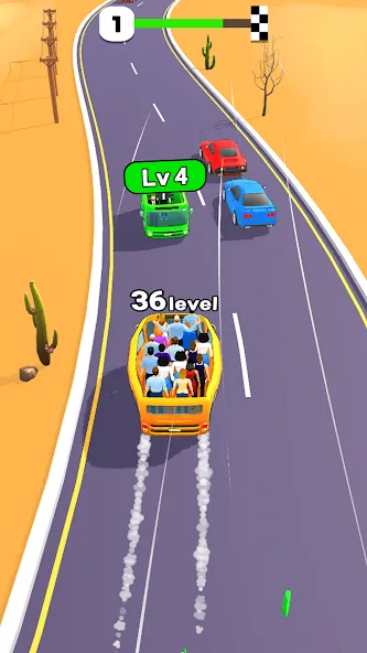 Level Up Bus (Левел Ап Бас)  [МОД Бесконечные деньги] Screenshot 3