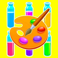 Скачать взлом Sort Paint: Water Sort Puzzle (Сорт Пэйнт)  [МОД Unlocked] - последняя версия apk на Андроид