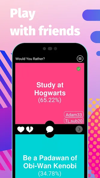 Would You Rather? questions  [МОД Unlimited Money] Screenshot 3