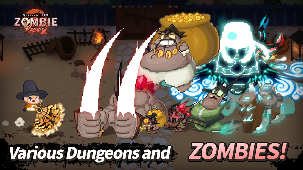 ZOMBIE Kingdom : Idle RPG (ЗОМБИ Кингдом)  [МОД Меню] Screenshot 3