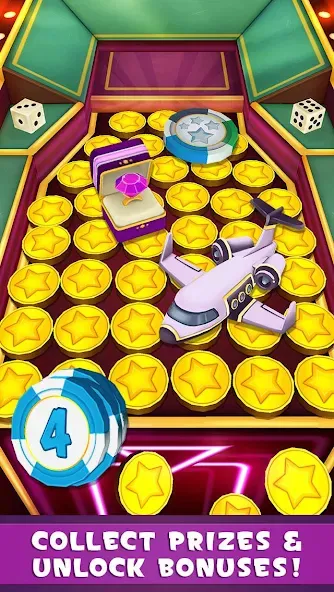 Coin Dozer: Casino (Коин Дозер)  [МОД Menu] Screenshot 2