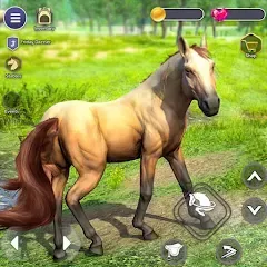 Взлом Virtual Wild Horse Family Sim (Виртуальное семейство диких лошадей)  [МОД Mega Pack] - последняя версия apk на Андроид