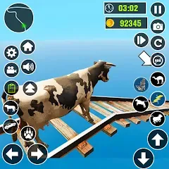 Скачать взлом Epic Cow Ramp Rush Run Game  [МОД Menu] - стабильная версия apk на Андроид