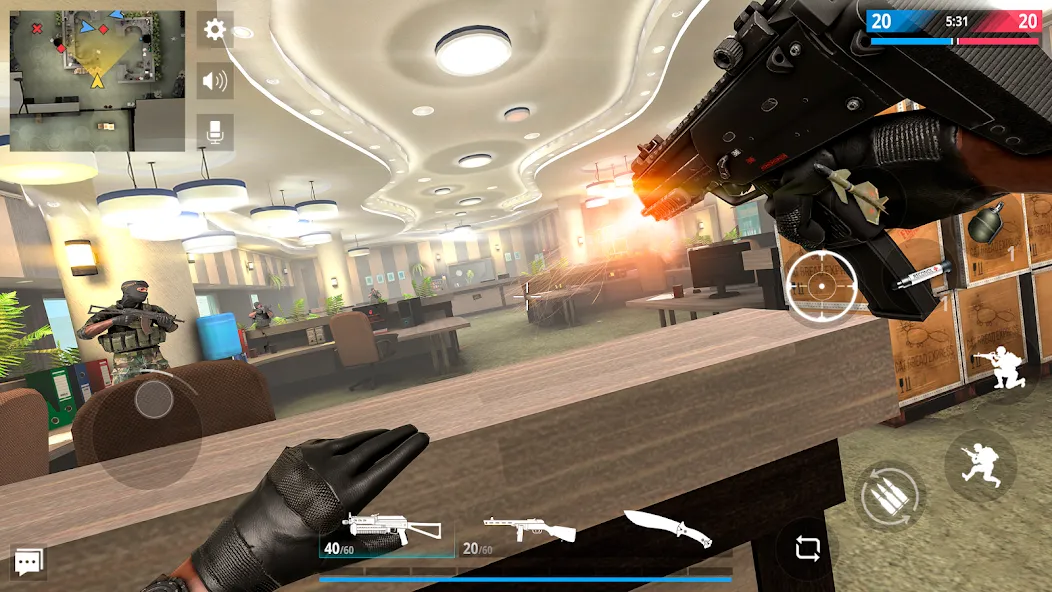 Modern Strike Online: PvP FPS (Модерн Страйк Онлайн)  [МОД Бесконечные деньги] Screenshot 2