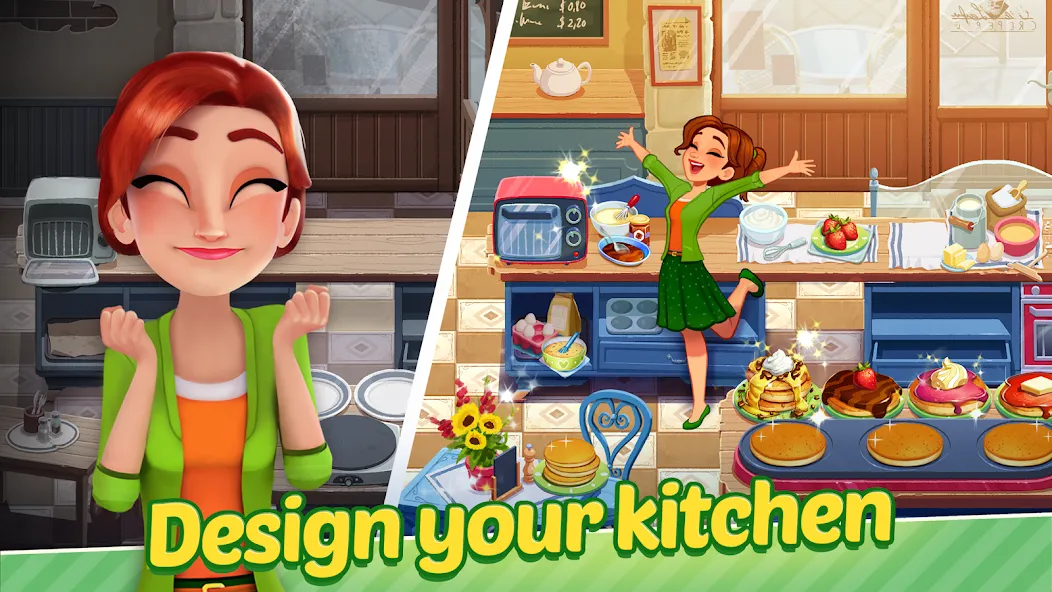 Delicious World - Cooking Game (Делишес Ворлд)  [МОД Unlimited Money] Screenshot 1