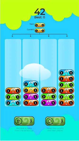 3D Number Block Puzzle Game (Намбер Мерджер)  [МОД Много денег] Screenshot 2