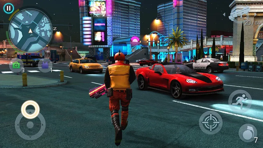 Gangstar Vegas: World of Crime (Гангстар Вегас)  [МОД Бесконечные монеты] Screenshot 5