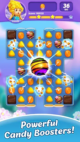 Candy Charming - Match 3 Games (энди Чарминг)  [МОД Все открыто] Screenshot 2