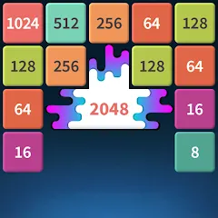 Взлом 1M - Merge Number Block Puzzle  [МОД Бесконечные монеты] - последняя версия apk на Андроид