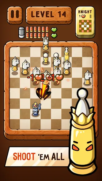 Bullet Chess: Board Shootout (Бюллет чесс)  [МОД Unlocked] Screenshot 1