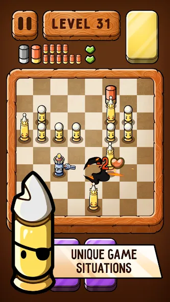 Bullet Chess: Board Shootout (Бюллет чесс)  [МОД Unlocked] Screenshot 4