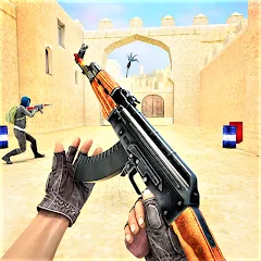 Взлом Commando Gun Shooting Games  [МОД Много монет] - стабильная версия apk на Андроид