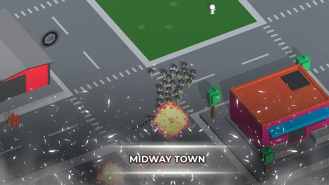 Crowd War - Action Game (Крауд Вар)  [МОД Бесконечные монеты] Screenshot 3