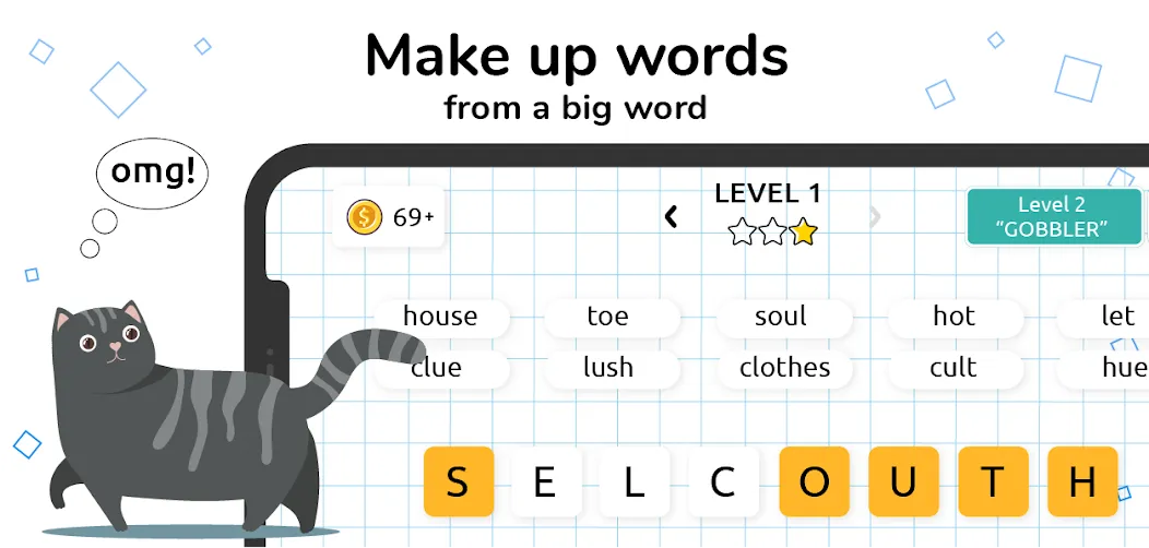 Words in Word  [МОД Unlocked] Screenshot 1