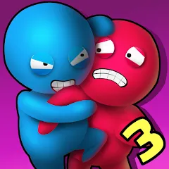 Взломанная Noodleman Party: Fight Games (Нудлман Пати)  [МОД Unlimited Money] - полная версия apk на Андроид