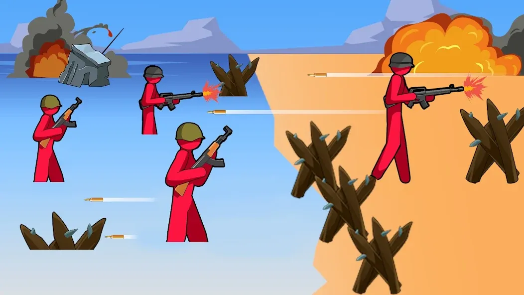 Stickman History Battle (Стикмен История Битва)  [МОД Меню] Screenshot 5