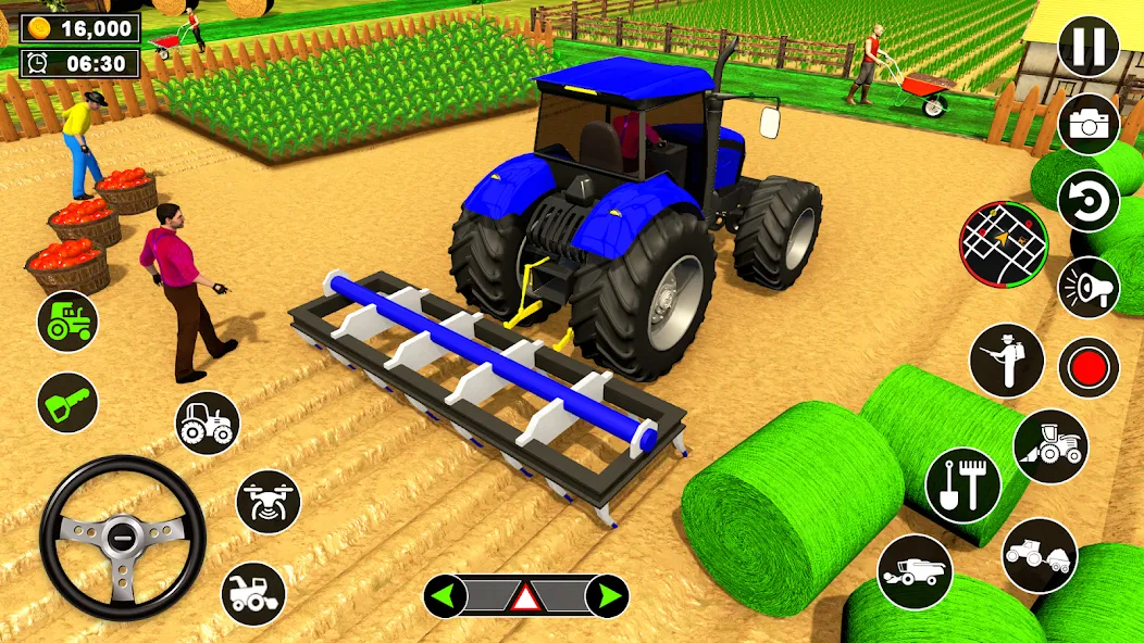 Real Tractor Driving Simulator (Реальный симулятор вождения трактора)  [МОД Много монет] Screenshot 2