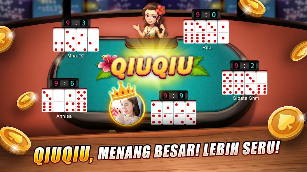 LUXY Domino Gaple QiuQiu Poker (Лукси Домино Гапл Киукиу Покер)  [МОД Unlocked] Screenshot 2