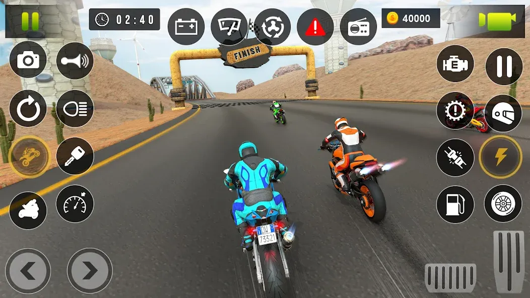 Bike Racing Games - Bike Game (Байк Рейсинг Геймс)  [МОД Mega Pack] Screenshot 5