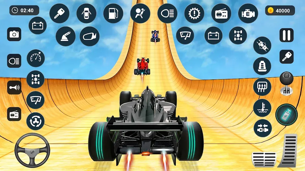 Formula Car Stunt - Car Games (Формула автомобиль трюк)  [МОД Unlimited Money] Screenshot 2