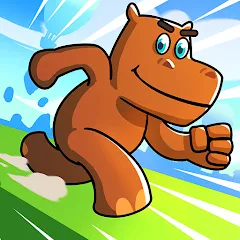 Взлом Hippo Dash (Хиппо Дэш)  [МОД Бесконечные монеты] - последняя версия apk на Андроид