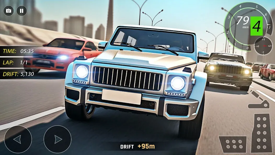 Highway Drifting Racing Games  [МОД Бесконечные деньги] Screenshot 4