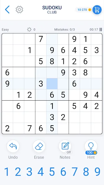 Sudoku Game - Daily Puzzles  [МОД Бесконечные монеты] Screenshot 2