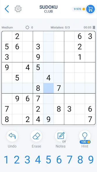 Sudoku Game - Daily Puzzles  [МОД Бесконечные монеты] Screenshot 3