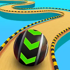 Скачать взломанную Fast Ball Jump - Going Ball 3d (Скай Болл Джамп)  [МОД Menu] - последняя версия apk на Андроид