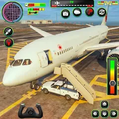 Скачать взломанную Real Flight Sim Airplane Games (Реал Флайт Сим Авиасимуляторы игры на самолеты)  [МОД Бесконечные монеты] - полная версия apk на Андроид