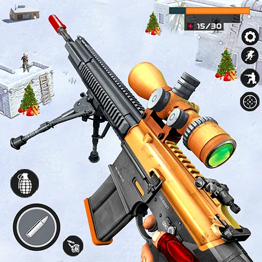 Banduk Game - Sniper Gun Games (Снайперская Война 3D)  [МОД Бесконечные деньги] Screenshot 1