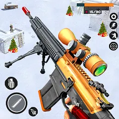 Скачать взлом Banduk Game - Sniper Gun Games (Снайперская Война 3D)  [МОД Бесконечные деньги] - стабильная версия apk на Андроид