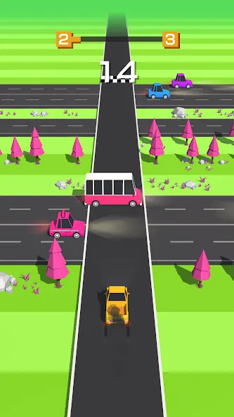 Traffic Run!: Driving Game  [МОД Unlimited Money] Screenshot 4