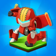 Взломанная Merge Plane Robots Idle Empire (Мердж Плейн Роботы)  [МОД Много монет] - полная версия apk на Андроид