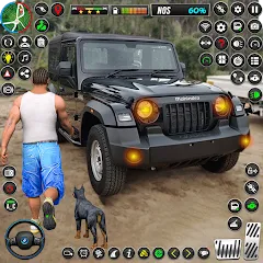 Скачать взлом Jeep Driving Simulator offRoad (Джип Драйвинг Симулятор вне дороги)  [МОД Бесконечные деньги] - последняя версия apk на Андроид