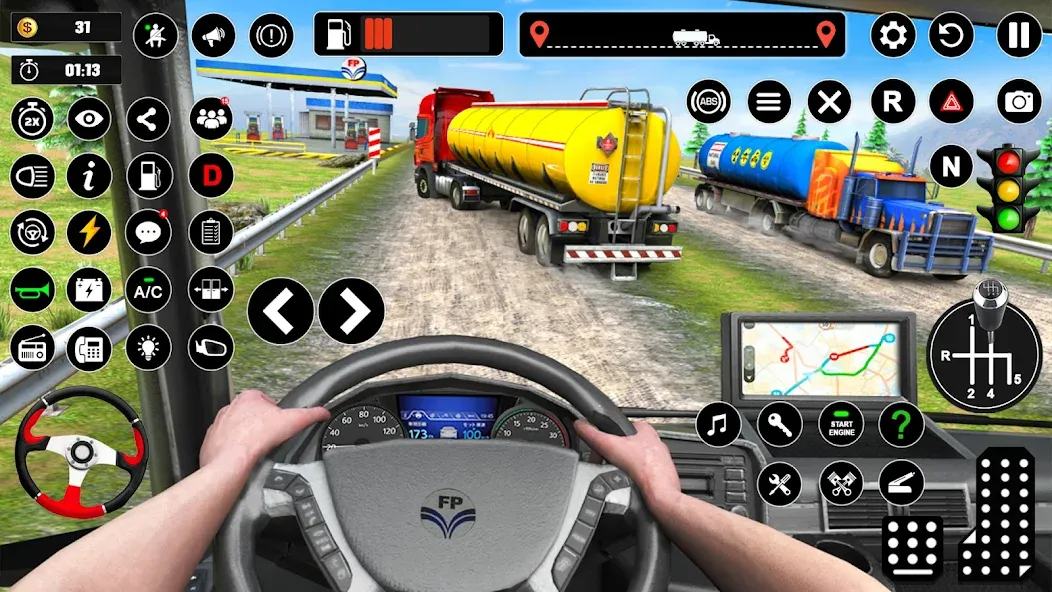 Oil Truck Games: Driving Games  [МОД Mega Pack] Screenshot 4