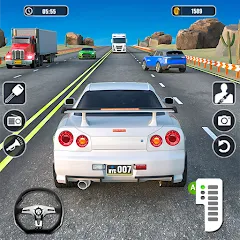 Взломанная Real Highway Car Racing Games  [МОД Unlimited Money] - стабильная версия apk на Андроид