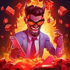 Взломанная Hell: Idle Evil Tycoon Sim (Хелл)  [МОД Много денег] - стабильная версия apk на Андроид