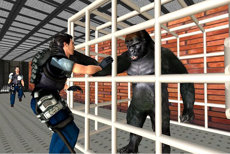 Gorilla Smash City Escape Jail  [МОД Много денег] Screenshot 3