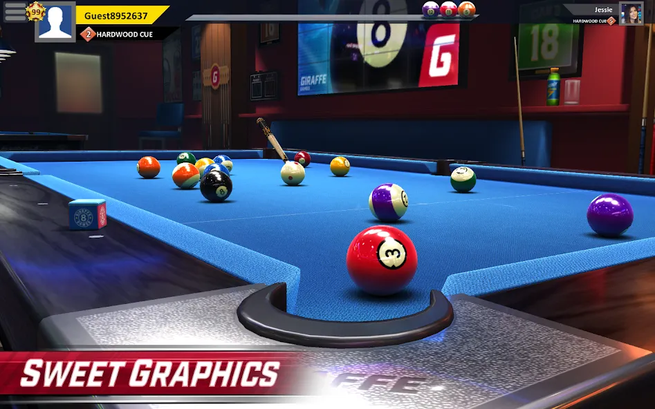 Pool Stars - 3D Online Multipl (Пул Старс)  [МОД Бесконечные деньги] Screenshot 1